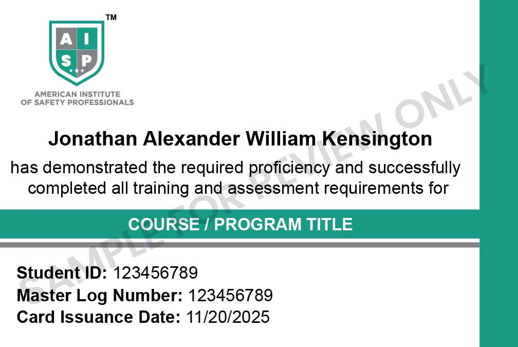 Student front card